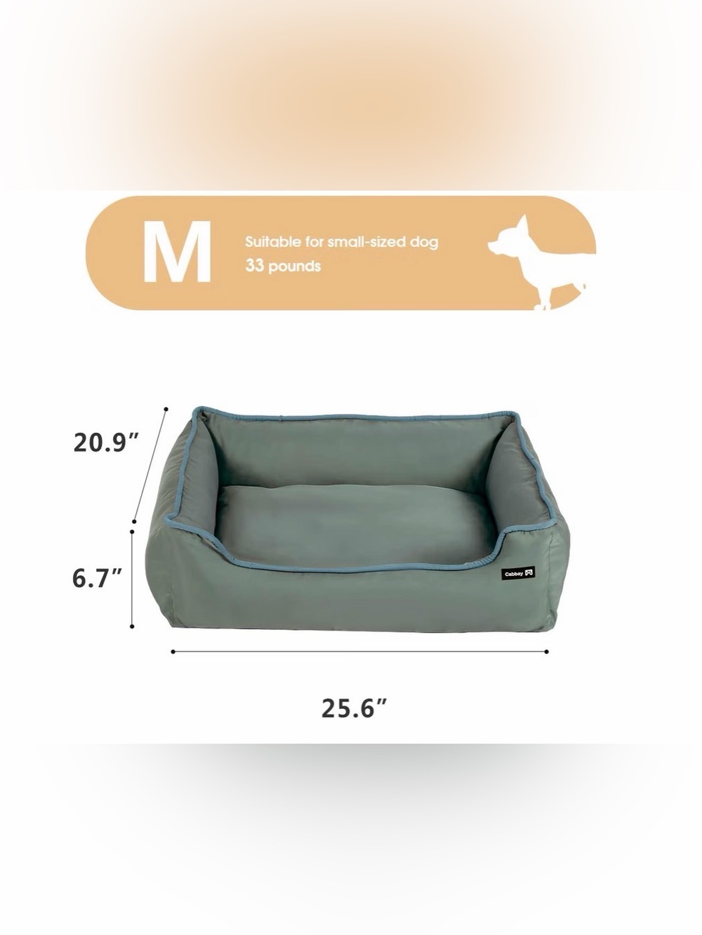 Cabbay Dog Beds for Small Medium Dogs, Cat Bed pad with Machine Washable NWT